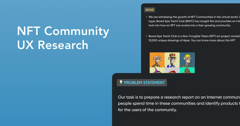 NFT community UX Research case study